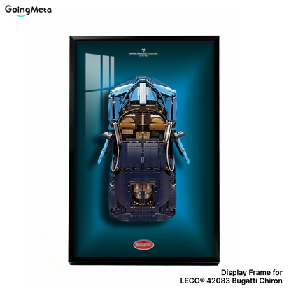 LEGO™ Frame for Bugatti Chiron(42083), Wall Mount Showcase Frame, Christmas Gift