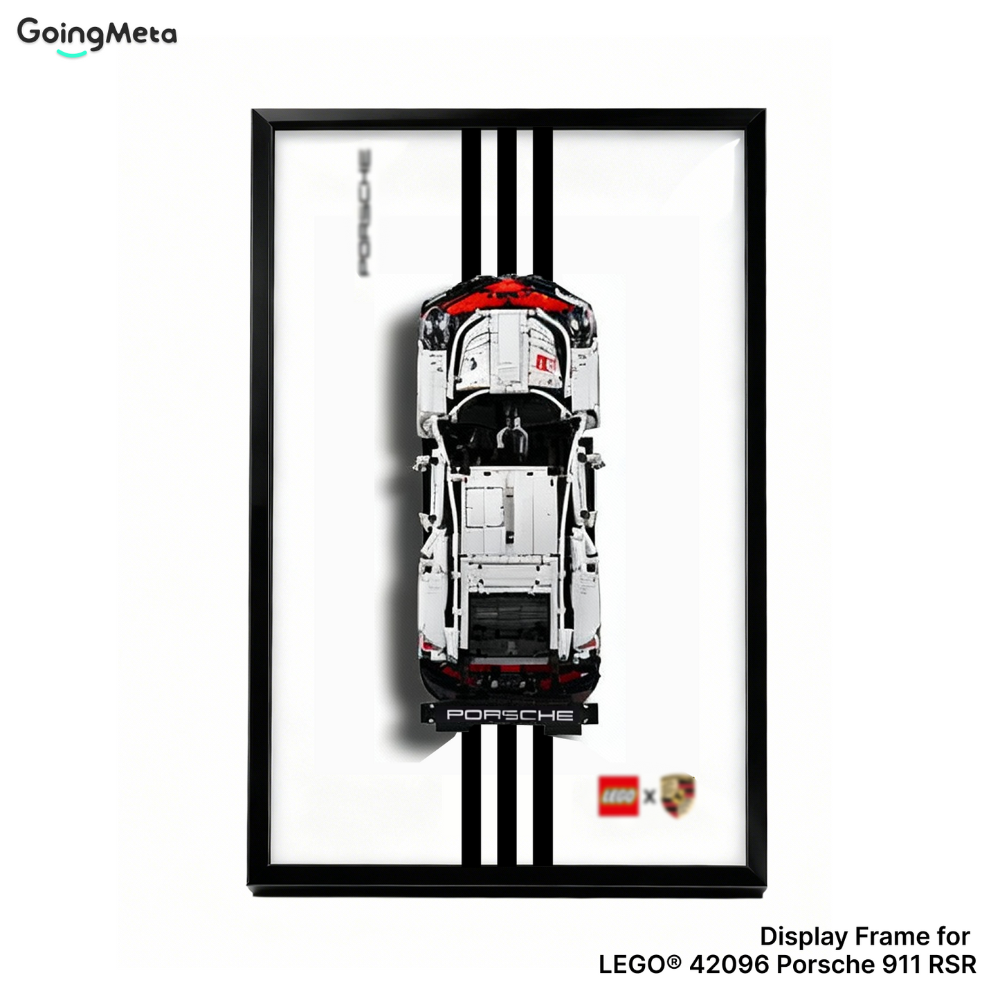 LEGO™ Frame for Porsche 911 RSR(42096), Wall Mount Showcase Frame, Christmas Gift