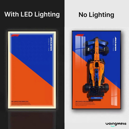 LEGO™ Frame for McLaren Formula 1™ Race Car(42141), Wall Mount Showcase Frame, Christmas Gift