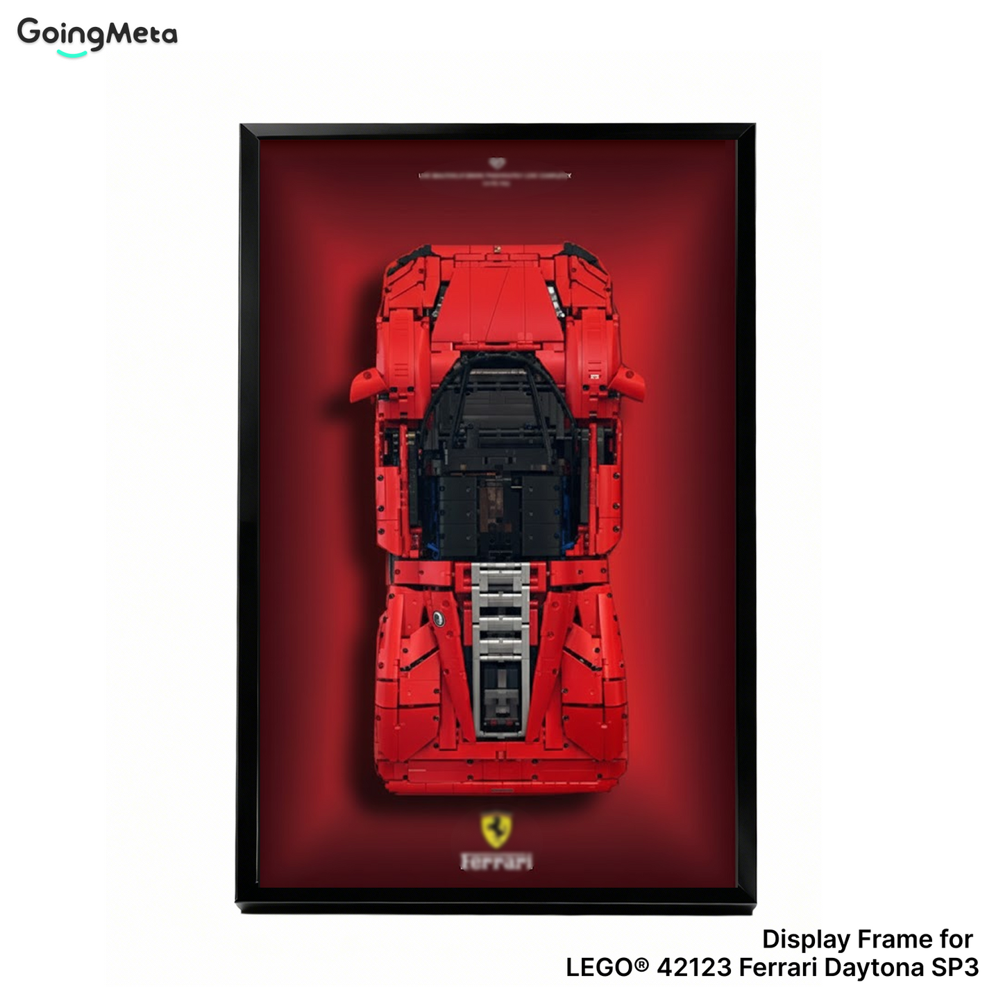 LEGO™ Frame for Ferrari Daytona SP3(42143), Wall Mount Showcase Frame, Christmas Gift