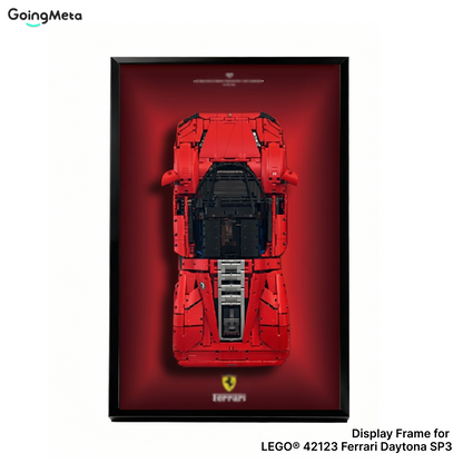 LEGO™ Frame for Ferrari Daytona SP3(42143), Wall Mount Showcase Frame, Christmas Gift