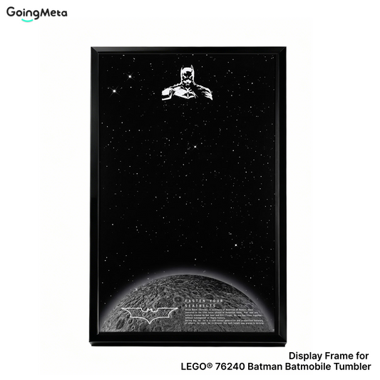 LEGO™ Frame for Batmobile Tumbler(76240), Wall Mount Showcase Frame, Christmas Gift