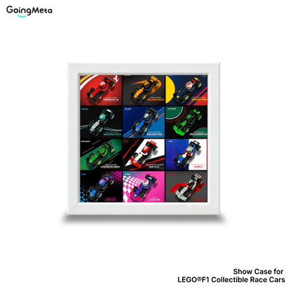 LEGO™ Frame for F1 Collectible Race Cars Plus(71049), Wall Mount Showcase Frame, Christmas Gift