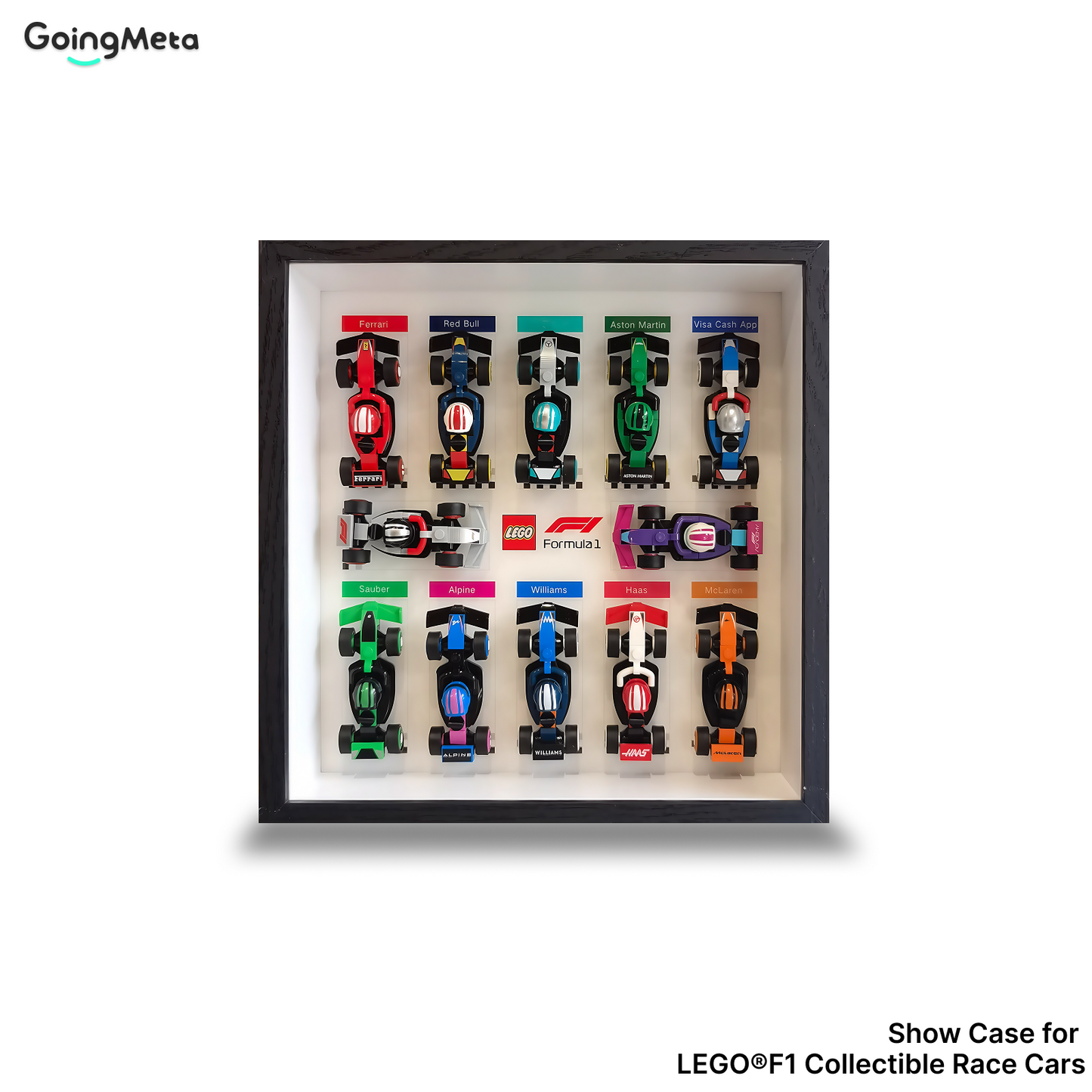 LEGO™ Frame for F1 Collectible Race Cars(71049), Wall Mount Showcase Frame, Christmas Gift