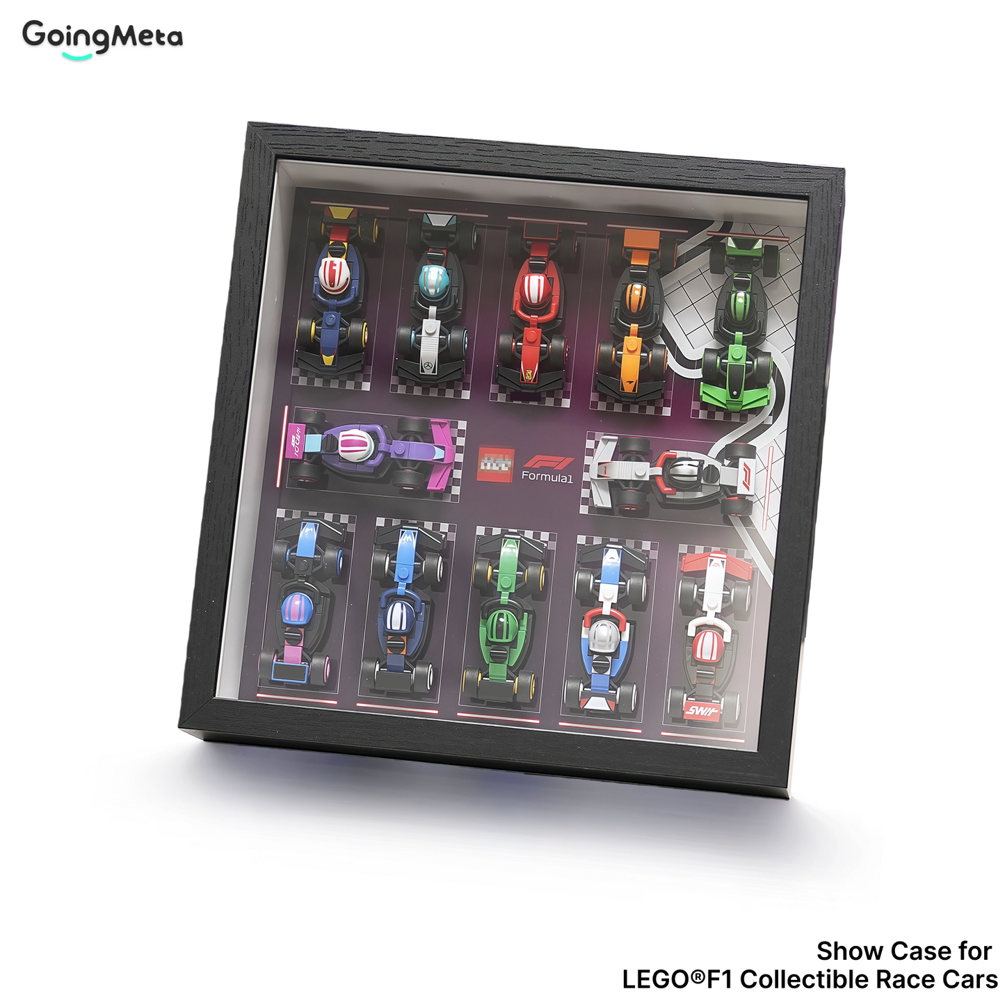 LEGO™ Frame for F1 Collectible Race Cars(71049), Wall Mount Showcase Frame, Christmas Gift