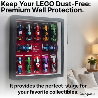 LEGO™ Frame for F1 Collectible Race Cars(71049), Wall Mount Showcase Frame, Christmas Gift