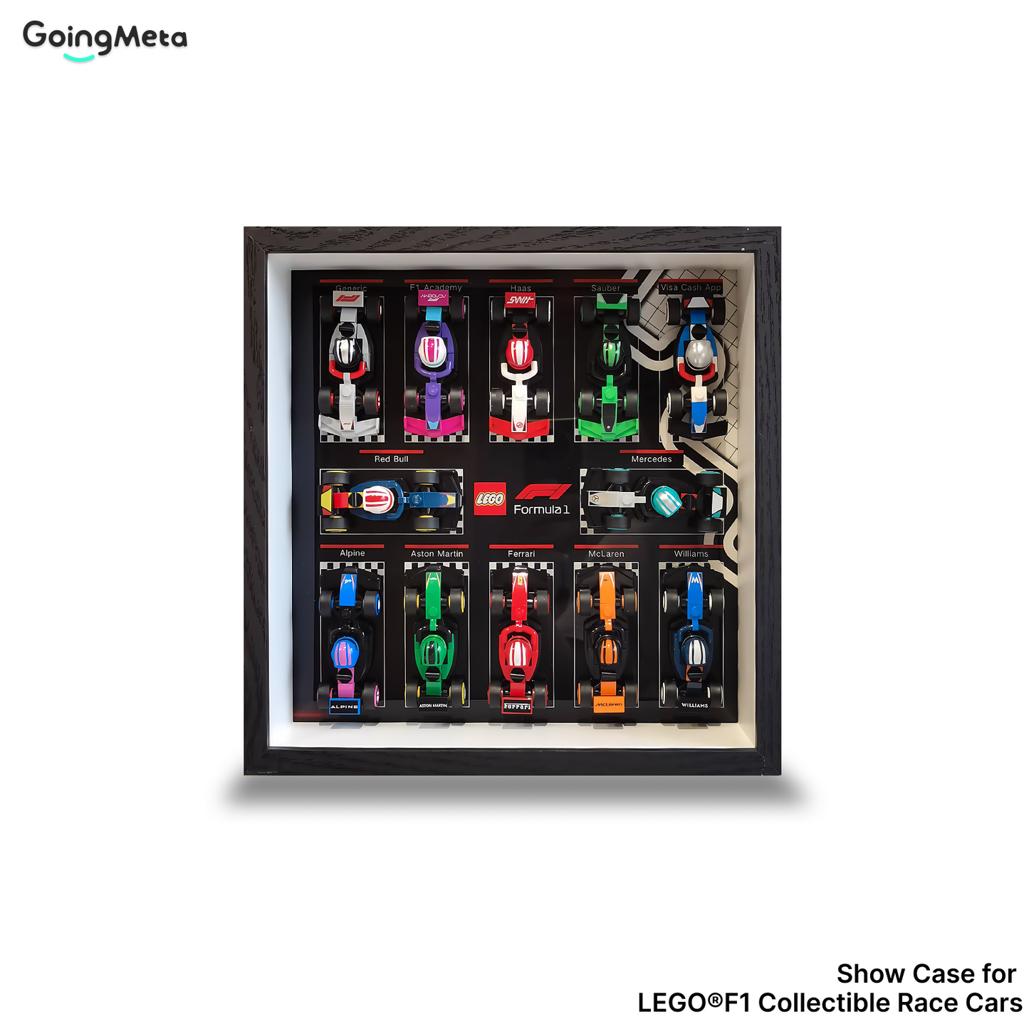 LEGO™ Frame for F1 Collectible Race Cars(71049), Wall Mount Showcase Frame, Christmas Gift