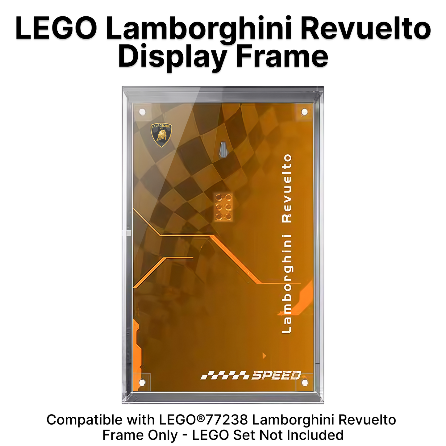 LEGO™Show Case For Speed Champions, Premium Acrylic Display Case, Christmas Gift