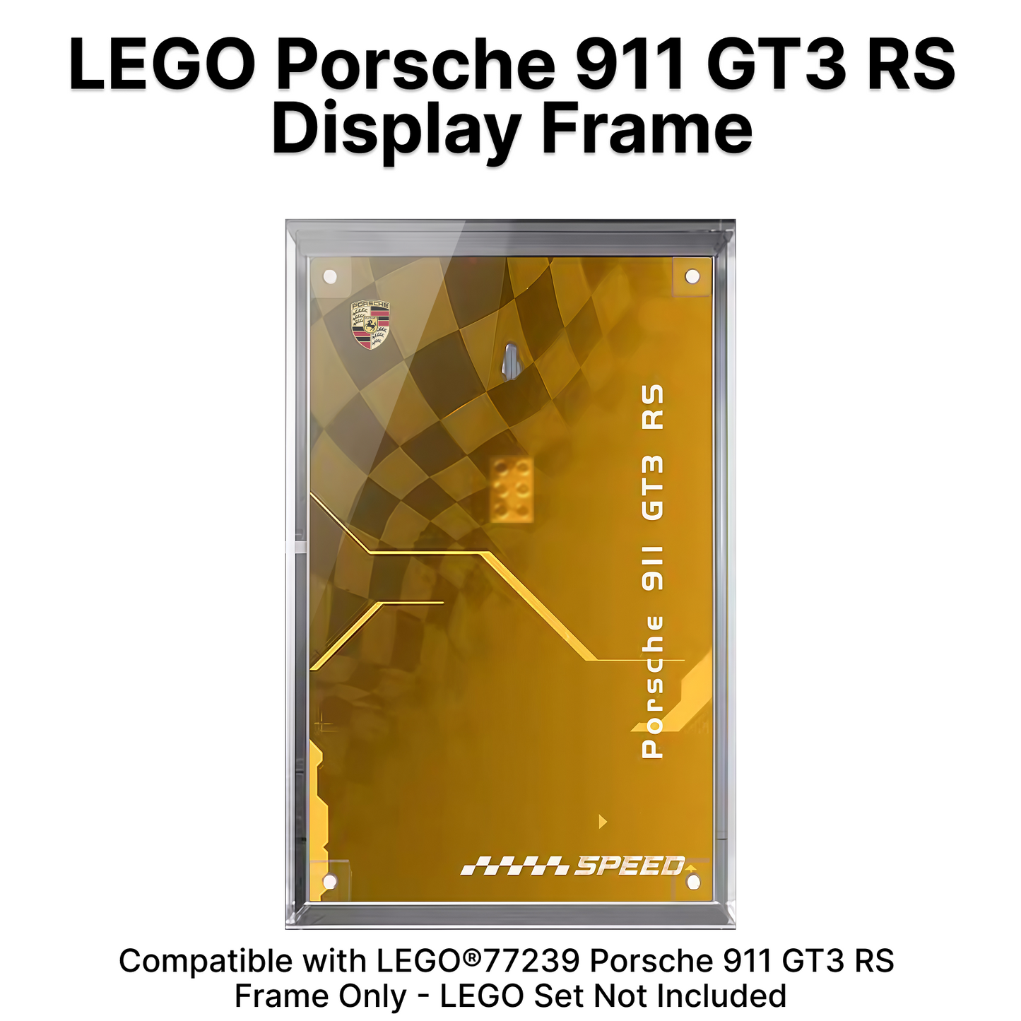 LEGO™Show Case For Speed Champions, Premium Acrylic Display Case, Christmas Gift