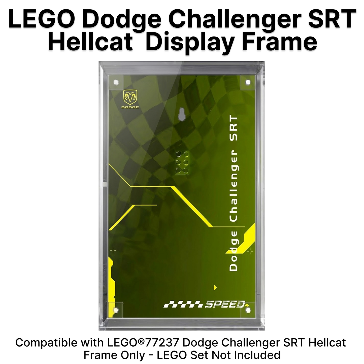 LEGO™Show Case For Speed Champions, Premium Acrylic Display Case, Christmas Gift